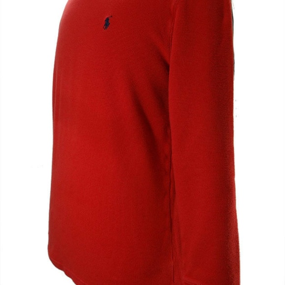 Ralph Lauren Polo Sleepwear Red Long Sleeve Sz L - Picture 3 of 7